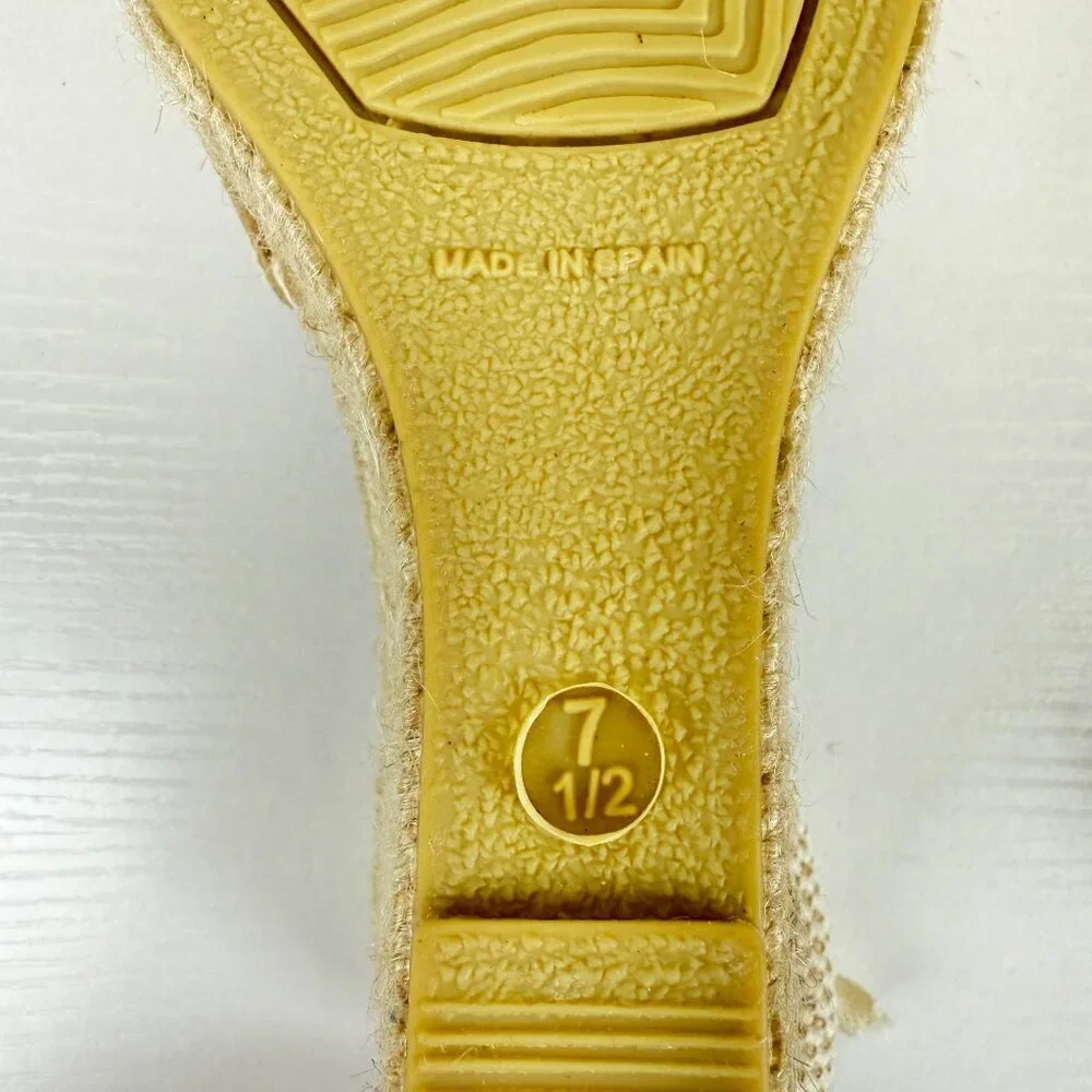 New Picon Suede Leather Lace Up Espadrille Wedge